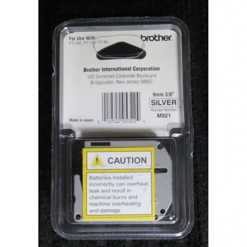 Brother M921 P-Touch Tape 3/8